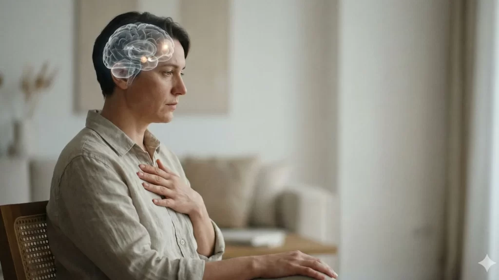 Como a ansiedade age no cérebro: sinais, causas e alívio